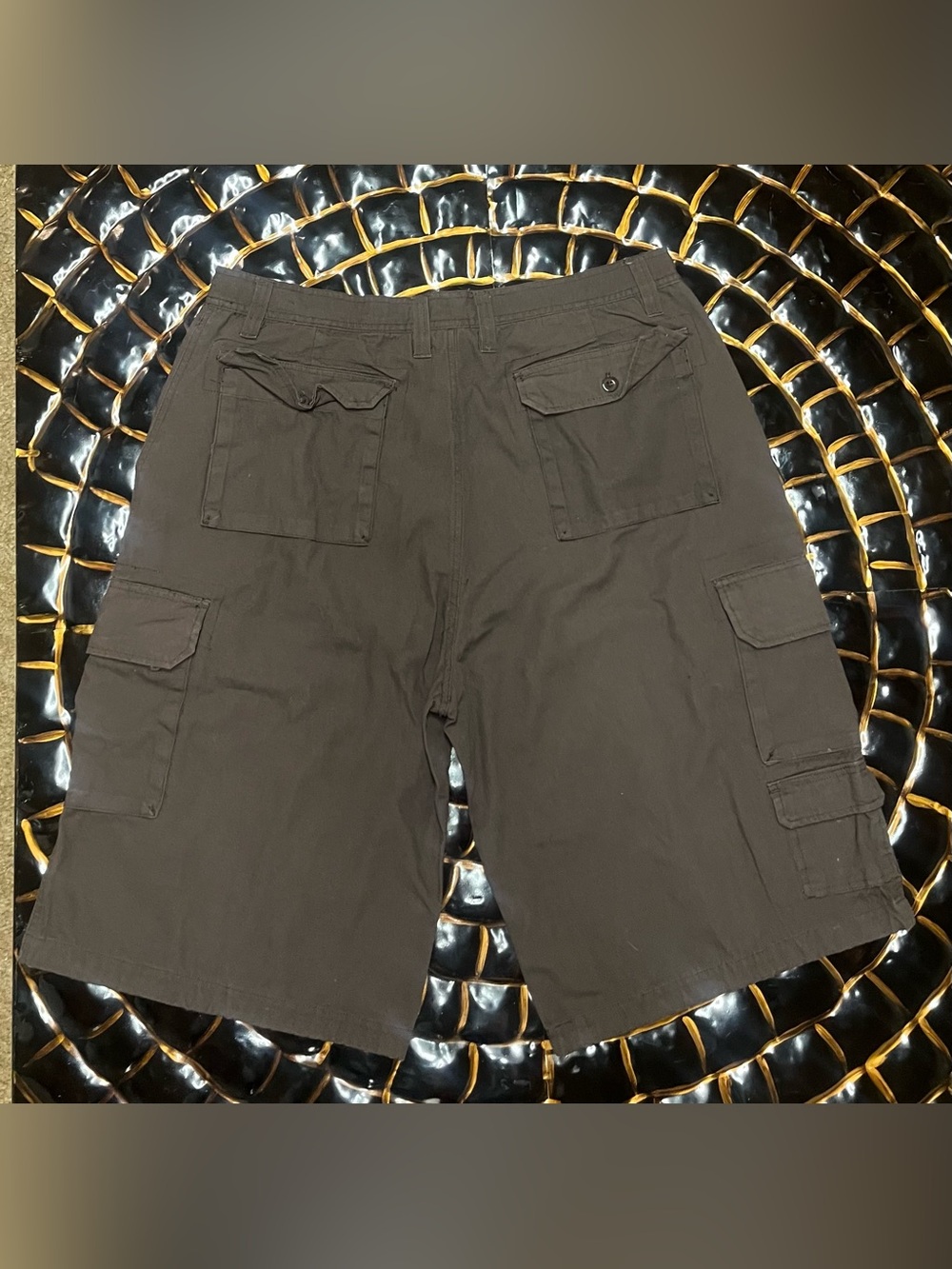 PJ mark. Men's Brown Cargo Shorts with Multiple Utility Pockets